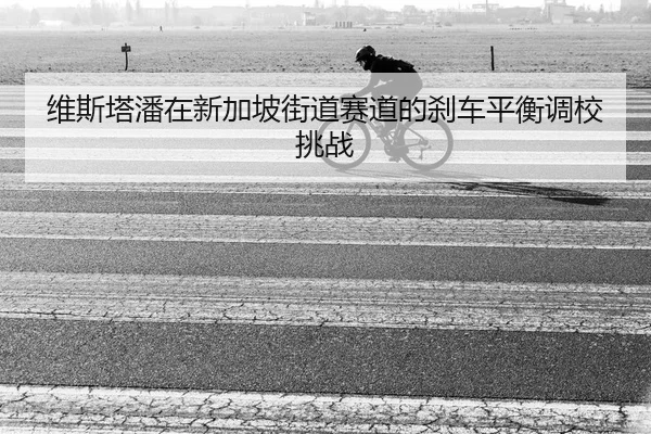 维斯塔潘在新加坡街道赛道的刹车平衡调校挑战